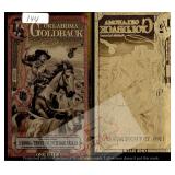 2025 Oklahoma 1/2 Goldback 24K Gold Note 1/2000