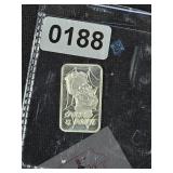 Spooky Poodle Art Silver Bar Bullion