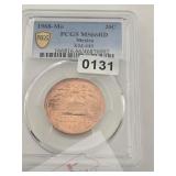 1968-Mo Mexico 20C PCGS MS66RD KM-440