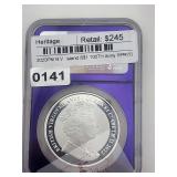 2020 B.V. Island Silver S$1 RPR70 $490