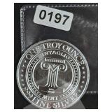 Intaglio Mint 1 oz 999 Fine Silver Round $240