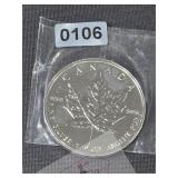 Canada Maple Leaf Fine Silver 1 oz Coin $240
