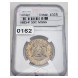 1983-P MS66 Kennedy  Half Dollar $1850