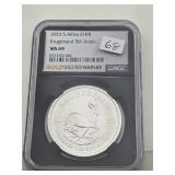 2023 S. Africa Krugerrand Silver MS69 $240