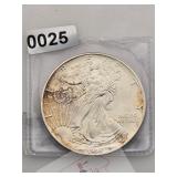 1995 American Silver Eagle Dollar Coin $240