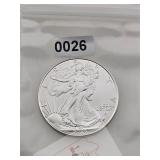 2026 American Silver Eagle BU Coin $240