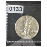 1944 Walking Liberty Silver Half Dollar $130