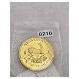 1984 South Africa 1oz Krugerrand $9600