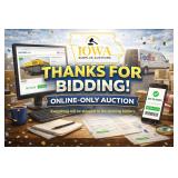 Thanks for bidding. Online only Auction!!