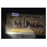 Dallas Fort Worth 1/1000 24K Gold Aurum $130
