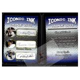 Mantle Munson Jeter Iconic Ink Card Facsimile