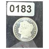 Morgan Liberty Silver Dollar Design Round $130