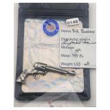 Bull Revolver 1.75oz Silver Figurine