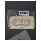 1913 Mercer Raceabout 1 Ounce Silver $240