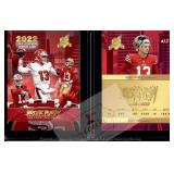 Brock Purdy 2022 Gold Lightning Rookie Card