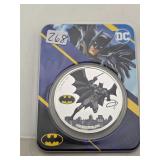 DC Comics Batman Fine Silver Coin $240 2024