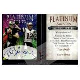 Brady Brees Platinum Cuts Facsimile Autos