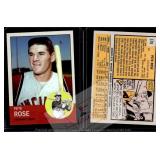 Pete Rose 1963 Topps Style Baseball Card