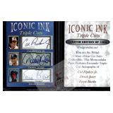Ripken Jeter Banks Iconic Ink Facsimile