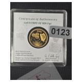 Ireland Tree of Life 1g Gold Proof Coin $354