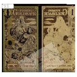 2024 Wyoming Goldback 1/1000 oz 24K Gold Note