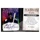 Bo Jackson Platinum Cuts Facsimile Auto Card
