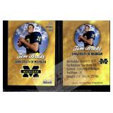 Tom Brady 1999 Rookie Phenoms Gold Rookie Card