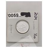 2024 Mexico Libertad 1/10 Silver Coin $1100