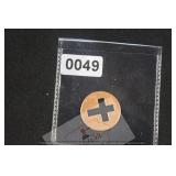 Rare Copper Cross Cutout Shield Cent $130