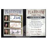 Platinum Cuts Roth Van Halen Hagar Facsimile Autos