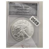 2019 ANACS MS69 Silver Eagle Coin $240