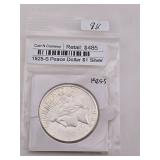 Rare 1925-S Peace Silver Dollar Coin $970