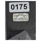 Fine Silver Dolphin Bar Bullion Art Coin $130