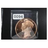 Mercury Winged Liberty Copper Round $130