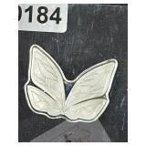 Fine .999 Silver Butterfly Wing Ingot $130