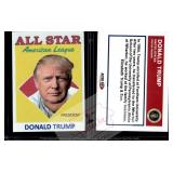 Donald Trump 1988 Topps Style Baseball Card
