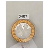 Bat Masterson .999 Pure Silver Round $240