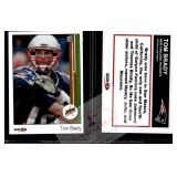 Tom Brady 1989 Upper Deck Style Football Card