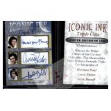 Star Wars Iconic Ink Triple Cast Card Facsimile