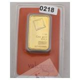 Valcambi Suisse 1 oz .999 Bar $5500
