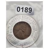 Racine Numismatic 1938 Copper Wheat Cent