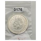 Aztec Cuauhtemoc .999 Fine Silver Round $240