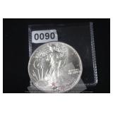 1986 American Walking Liberty Silver $240