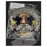 USA 250 Years Enamel Liberty Bell Proof Coin