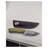 Handmade Damascus Steel Hunting Knife...