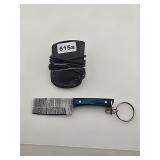 Mini Damascus Steel Cleaver Keychain...