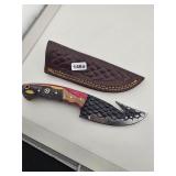 Custom Dragon Scale Guthook Knife With...