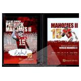 Mahomes Autograph Collection Facsimile Auto