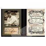 Lou Gehrig D Gordon Facsimile Auto