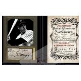 Joe Dimaggio D Gordon Facsimile Auto